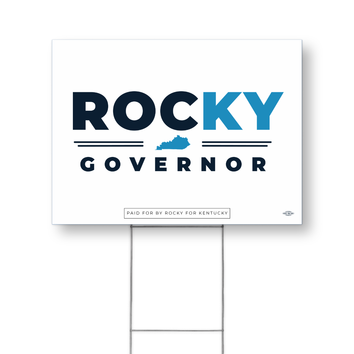 Rocky for Governor Yard Sign